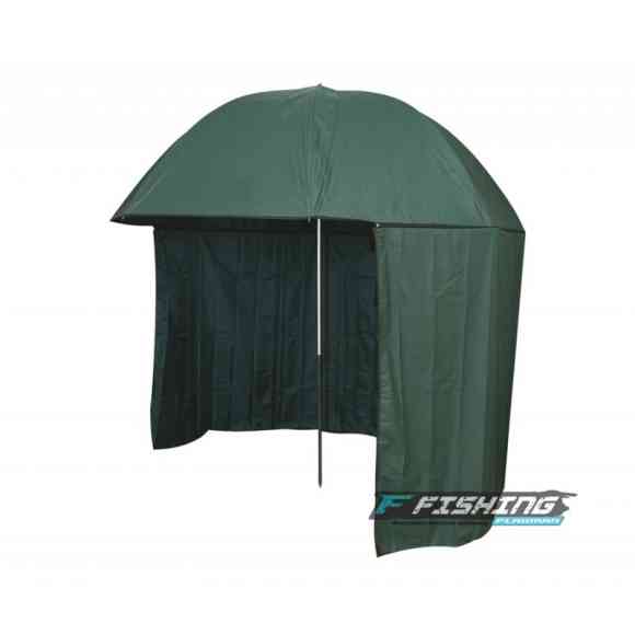 FLAGMAN Зонт рыболовный зеленый ПВХ с тентом d 2,5м