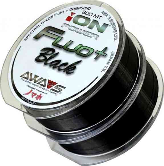 Леска Awa-Shima ION POWER FLUO+ BLACK 2 SPOOLSx300 м. CONNECTED 0,261мм 8,95kg 