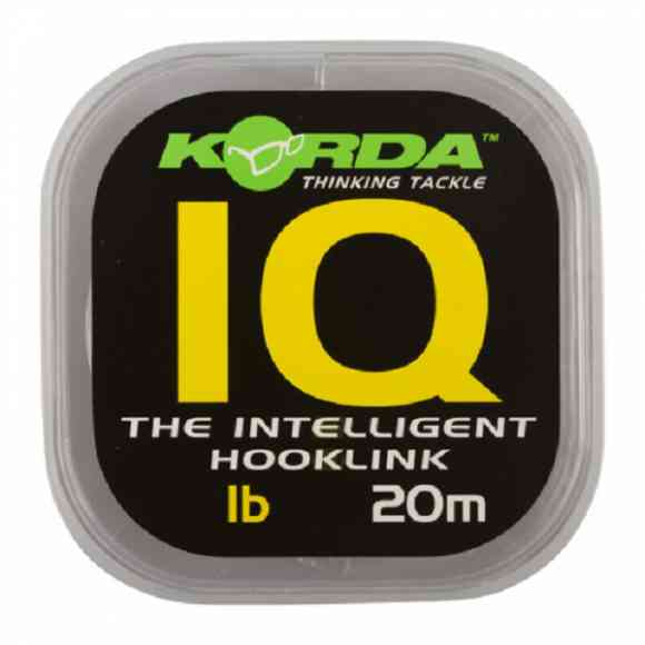 Флюрокарбоновый жесткий поводковый материал 0.30 мм Korda (Корда) - IQ Fluorocarbon the Intelligent Hooklink 10lb, 20 м