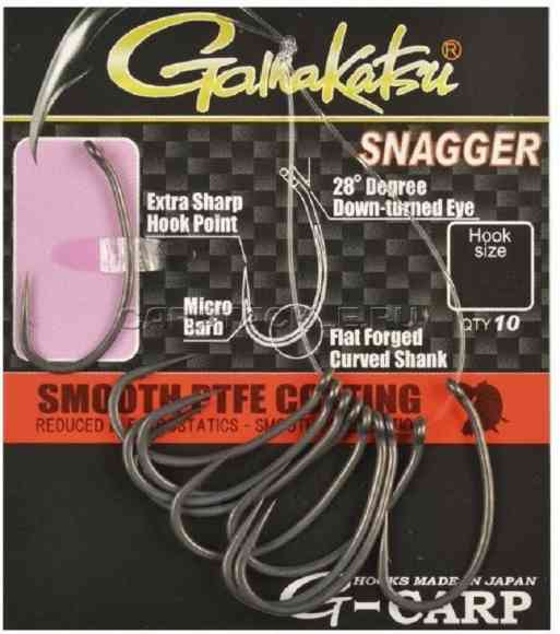 Крючок Gamakatsu G-Carp SNAGGER №2 уп.10шт
